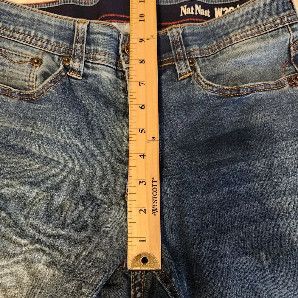 Nat Nast Luxury Originals Denim Men’s 30x29* Blue Medium Wash Straight Leg Jeans